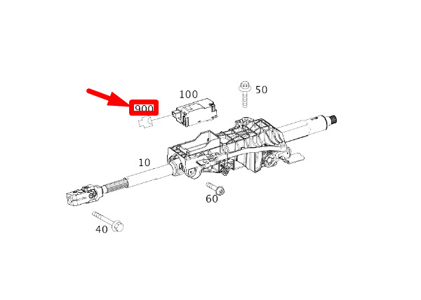 NEW MERCEDES-BENZ CLA C117 ELECTRIC STEERING LOCK HOUSING A0025406281 ORIGINAL 7 NEW MERCEDES-BENZ CLA C117 ELECTRIC STEERING LOCK HOUSING A0025406281 ORIGINAL - Image 7