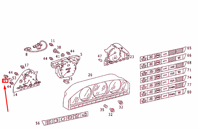 NEW MERCEDES-BENZ E W124 INSTRUMENT CLUSTER LIGHTING SOCKET A0005454019 ORIGINAL 7 NEW MERCEDES-BENZ E W124 INSTRUMENT CLUSTER LIGHTING SOCKET A0005454019 ORIGINAL - Image 7