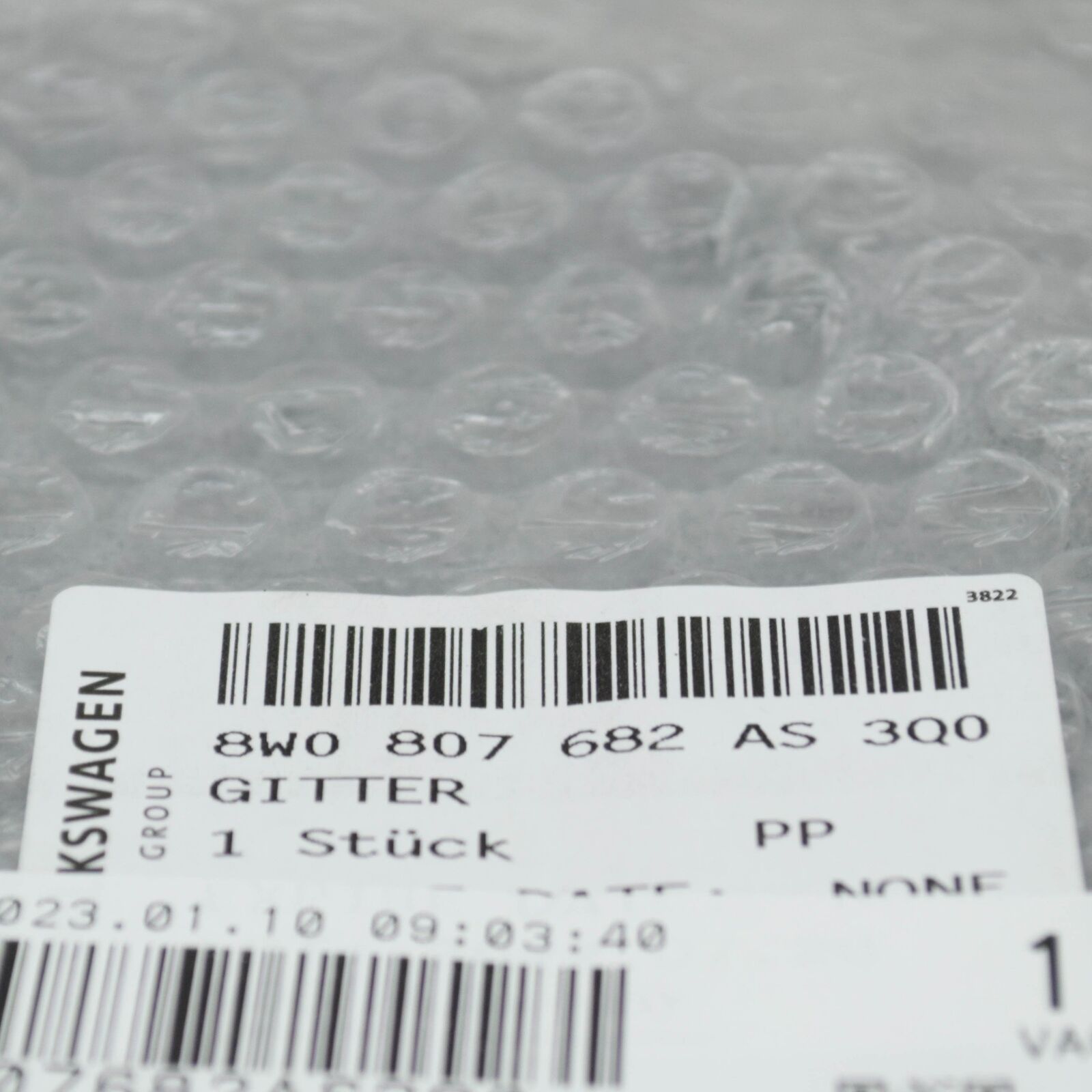 NEW AUDI A5 SPORTBACK F5 FRONT RIGHT AIR GUIDE GRILLE 8W0807682AS3Q0 ORIGINAL 7 NEW AUDI A5 SPORTBACK F5 FRONT RIGHT AIR GUIDE GRILLE 8W0807682AS3Q0 ORIGINAL - Image 7