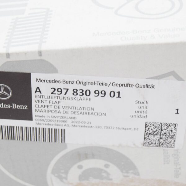 NEW MERCEDES-BENZ EQS V297 REAR RIGHT VENT GRILLE A2978309901 ORIGINAL - Image 7