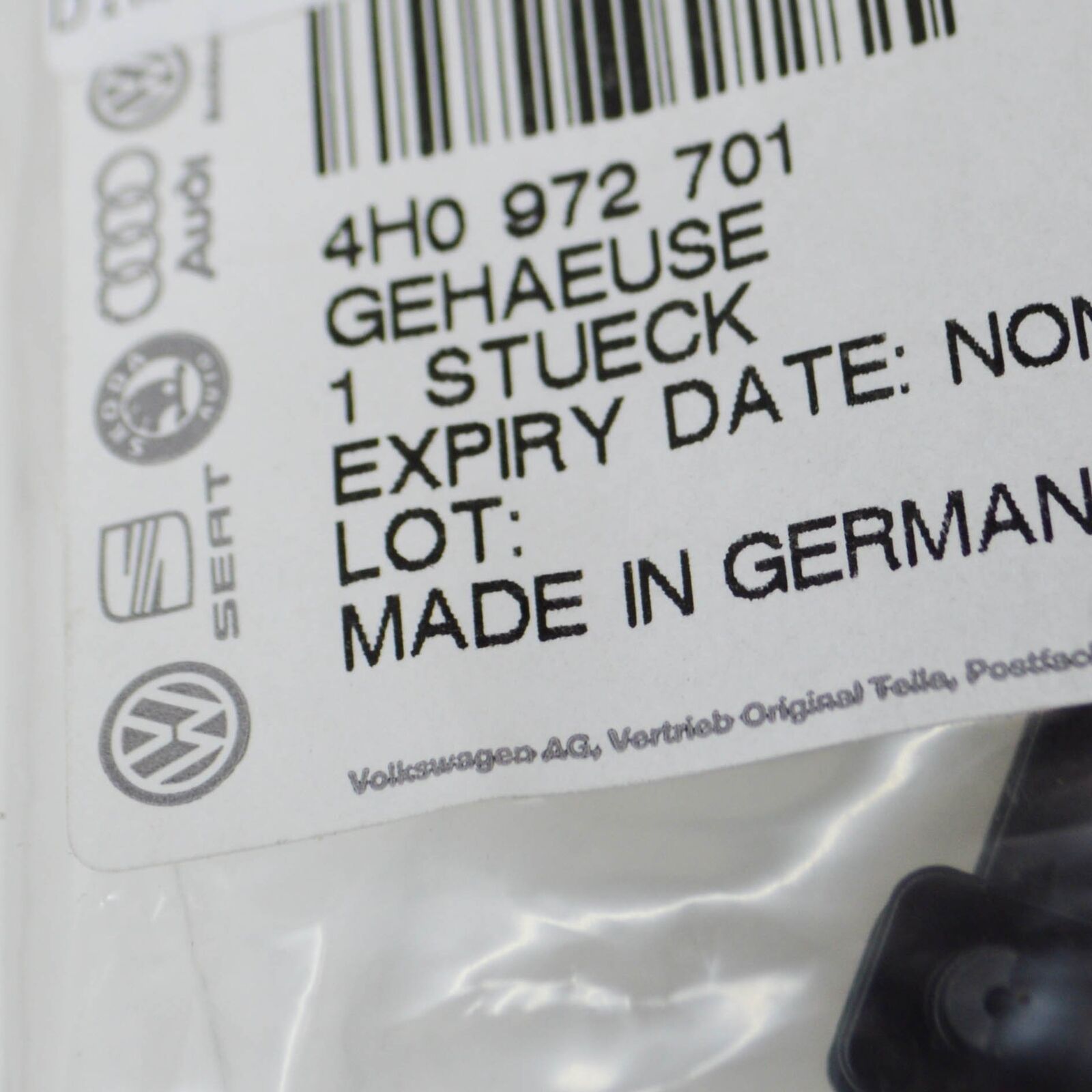 NEW AUDI A4 B9 FLAT CONTACT HOUSING 4H0972701 ORIGINAL 7 NEW AUDI A4 B9 FLAT CONTACT HOUSING 4H0972701 ORIGINAL - Image 7