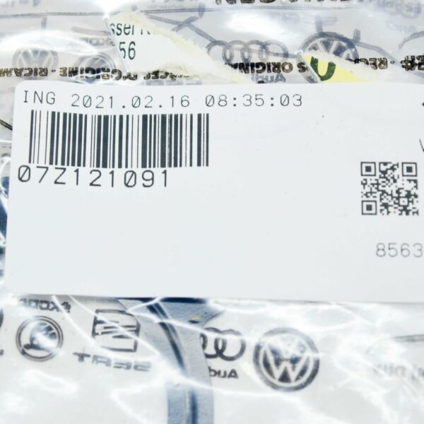 NEW VW TOUAREG 7L ENGINE COOLANT THERMOSTAT GASKET SEAL 07Z121091 ORIGINAL - Image 7