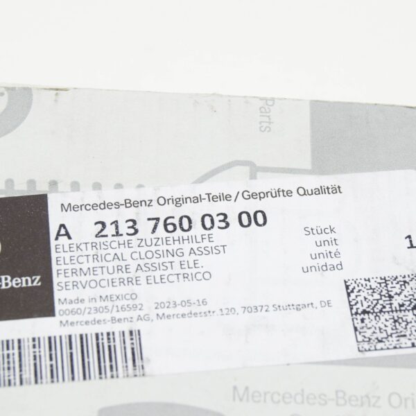 NEW MERCEDES-BENZ E W213 FRONT LEFT DOOR CLOSING ASSIST A2137600300 ORIGINAL - Image 7