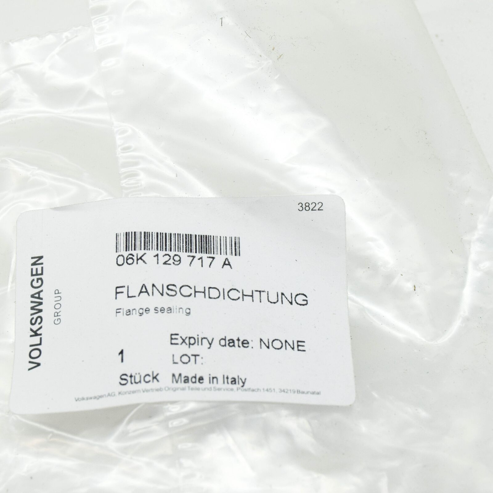 NEW AUDI A4 B9 INTAKE MANIFOLD GASKET 06K129717A ORIGINAL 7 NEW AUDI A4 B9 INTAKE MANIFOLD GASKET 06K129717A ORIGINAL - Image 7