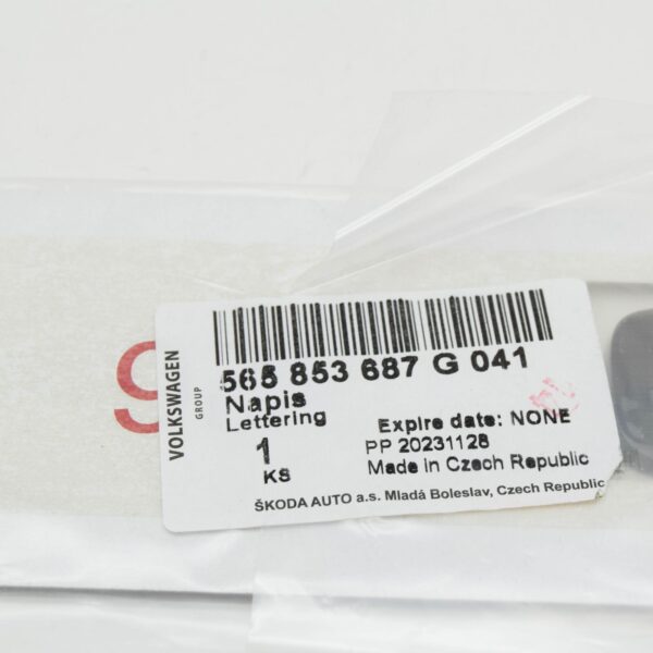 NEW SKODA KAROQ NU REAR TAILGATE LETTERING 565853687G041 ORIGINAL - Image 7