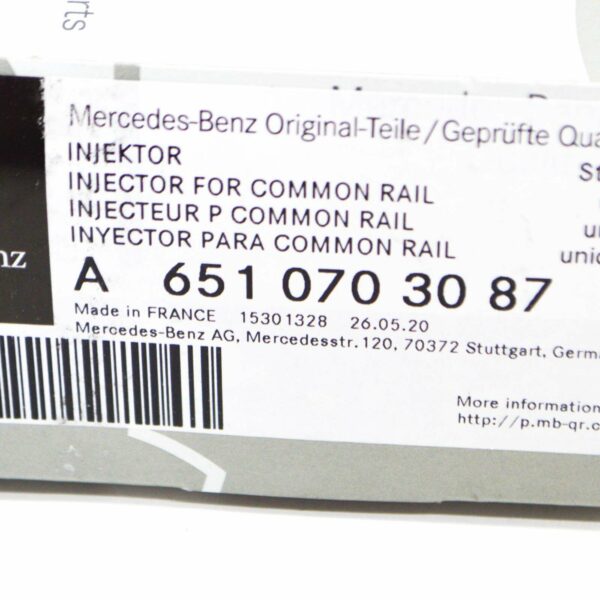NEW MERCEDES-BENZ SPRINTER 906 FUEL RAIL INJECTOR A6510703087 ORIGINAL - Image 7