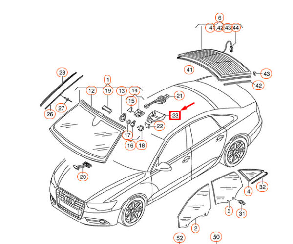 NEW AUDI A4 B8 SOUL BLACK COVER CAP 8T0907299AB4PK ORIGINAL - Image 7