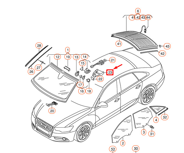 NEW AUDI A4 B8 SOUL BLACK COVER CAP 8T0907299AB4PK ORIGINAL 7 NEW AUDI A4 B8 SOUL BLACK COVER CAP 8T0907299AB4PK ORIGINAL - Image 7