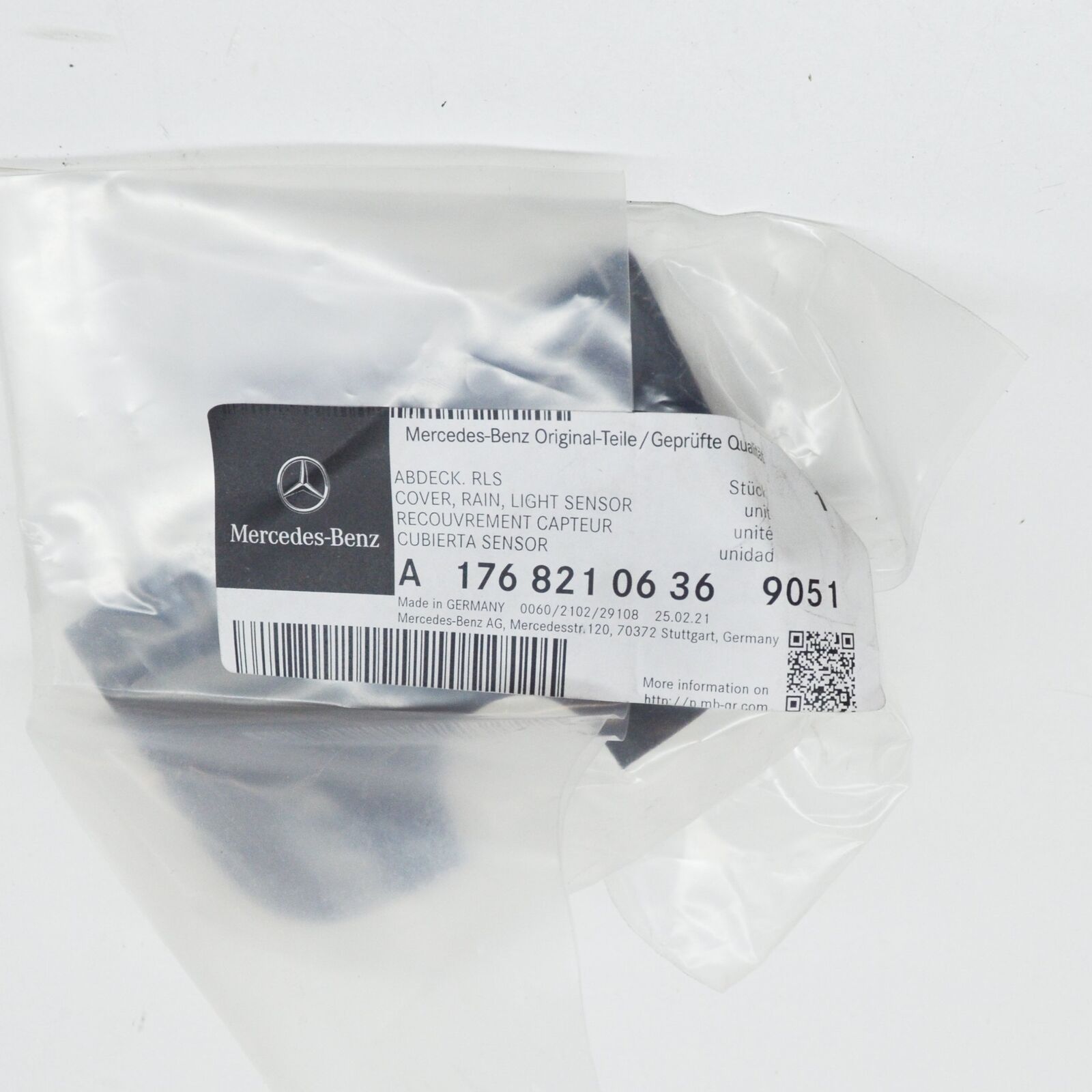 NEW MERCEDES-BENZ CLA C117 RAIN LIGHT SENSOR COVER A17682106369051 ORIGINAL 7 NEW MERCEDES-BENZ CLA C117 RAIN LIGHT SENSOR COVER A17682106369051 ORIGINAL - Image 7