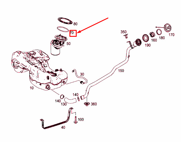 NEW MERCEDES-BENZ CLA C117 FUEL SENDER SEAL O-RING A0259971845 ORIGINAL 7 NEW MERCEDES-BENZ CLA C117 FUEL SENDER SEAL O-RING A0259971845 ORIGINAL - Image 7