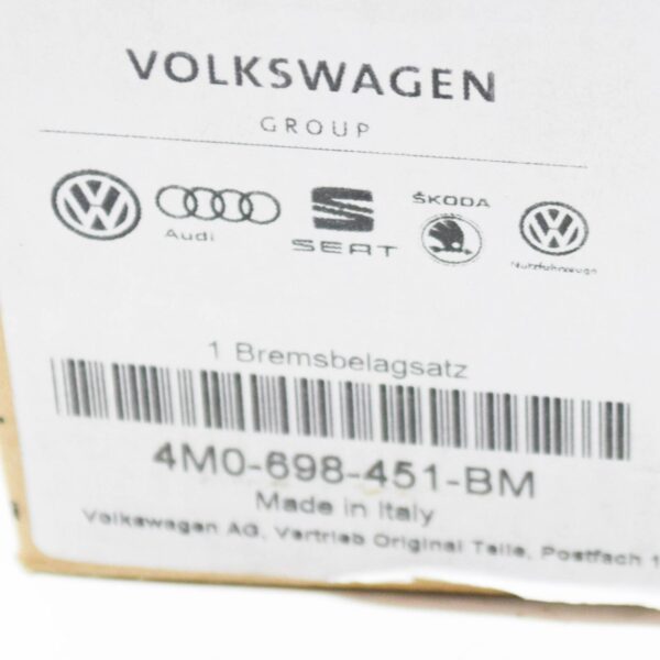 NEW AUDI Q7 4M REAR BRAKE PADS SET 4M0698451BM ORIGINAL - Image 7