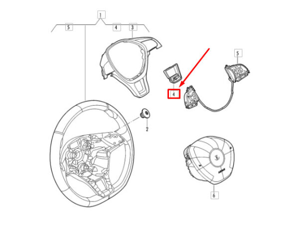 NEW VW TOUAREG CR STEERING WHEEL R-LINE TRIM 3QF419685ICL ORIGINAL - Image 7