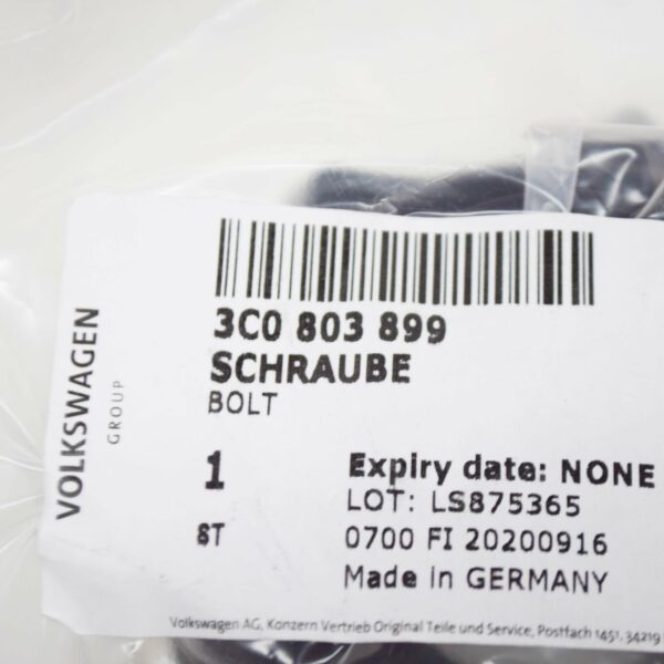 NEW VOLKSWAGEN CC SPARE WHEEL MOUNTING BOLT 3C0803899 ORIGINAL - Image 6