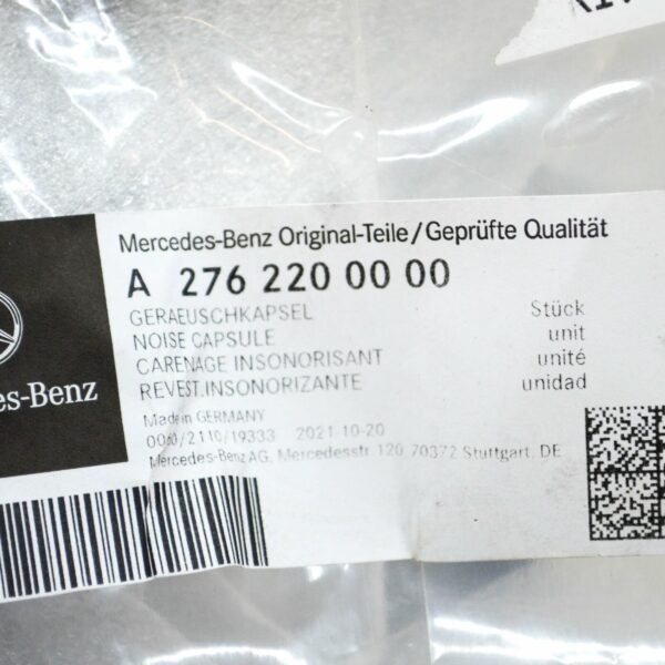 NEW MB E W212 ENGINE HIGH PRESSURE PUMP INSULATION HOUSING A2762200000 ORIGINAL - Image 7