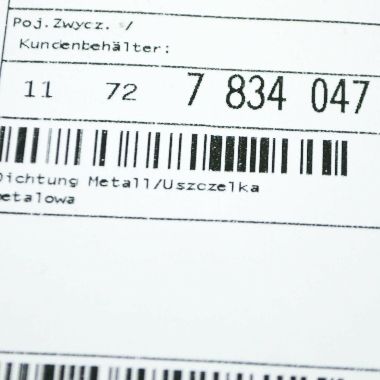 NEW BMW M5 E60 AIR PIPE GASKET O-RING STEEL 11727834047 ORIGINAL 7 NEW BMW M5 E60 AIR PIPE GASKET O-RING STEEL 11727834047 ORIGINAL - Image 7