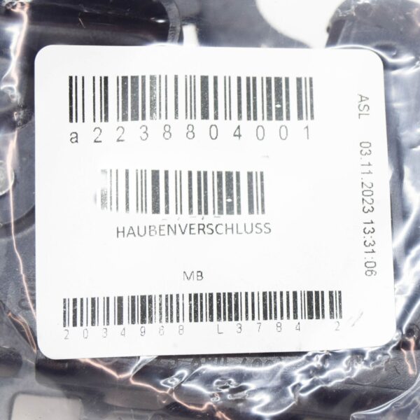 NEW MERCEDES-BENZ S W223 FRONT BONNET HOOD LID LOCK A2238804001 ORIGINAL - Image 7