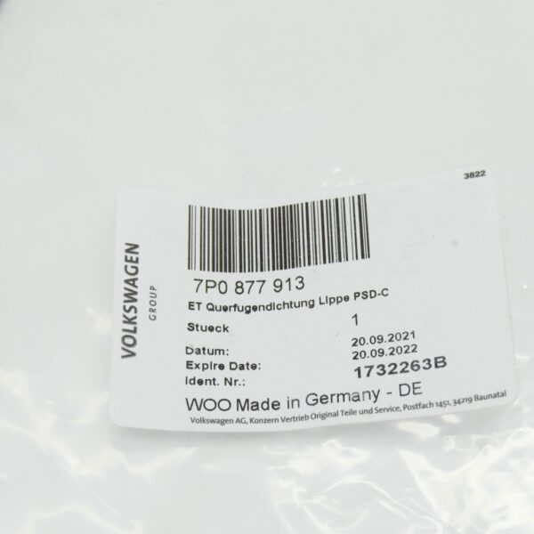 NEW VW TOUAREG 7P REAR SUNROOF GLASS SEAL 7P0877913 ORIGINAL - Image 7