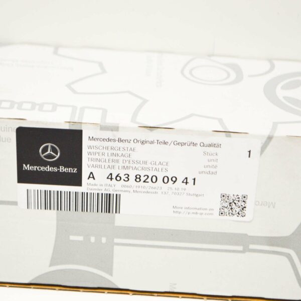 NEW MERCEDES BENZ G W463 FRONT WIPER LINKAGE MECHANISM LHD A4638200941 ORIGINAL - Image 7