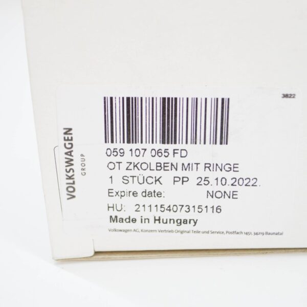NEW VOLKSWAGEN TOUAREG 7P ENGINE PISTON 059107065FD ORIGINAL - Image 7