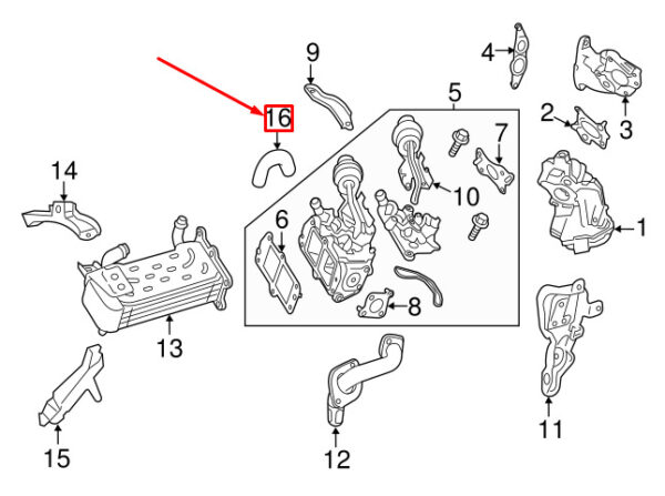 NEW MERCEDES-BENZ SPRINTER 906 COOLANT HOSE A6512031882 ORIGINAL - Image 7