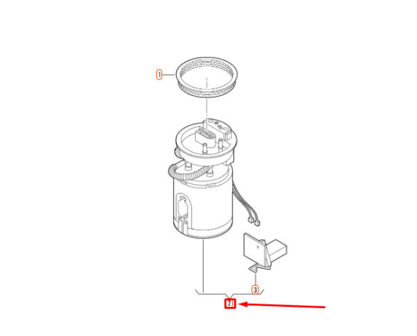 NEW VOLKSWAGEN BEETLE A5 FUEL DELIVERY UNIT AND SENDER 1K0919051DA ORIGINAL - Image 7