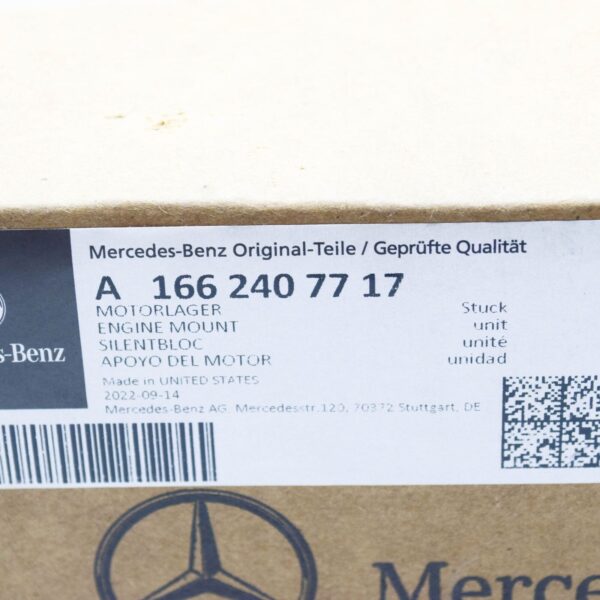 NEW MERCEDES-BENZ M W166 FRONT LEFT SIDE ENGINE MOUNT A1662407717 ORIGINAL - Image 7