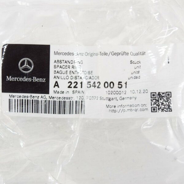 NEW MERCEDES-BENZ A W176 REAR PARKTRONIC SENSOR SPACER RING A2215420051 ORIGINAL - Image 7