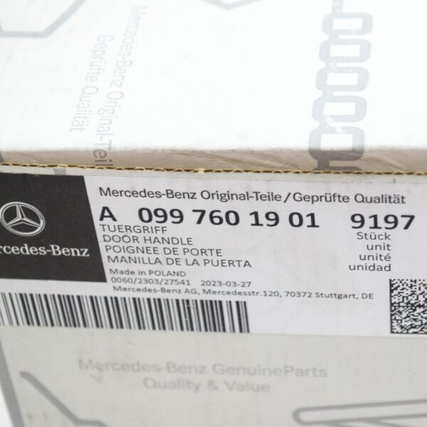 NEW MERCEDES-BENZ E W213 REAR LEFT DOOR EXTERIOR HANDLE A09976019019197 ORIGINAL - Image 7