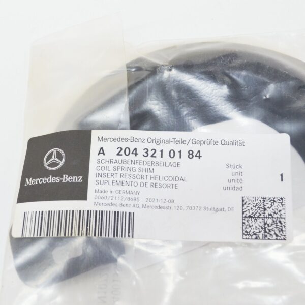 NEW MERCEDES-BENZ C W204 FRONT LOWER SPRING ISOLATOR SHIM A2043210184 ORIGINAL - Image 7