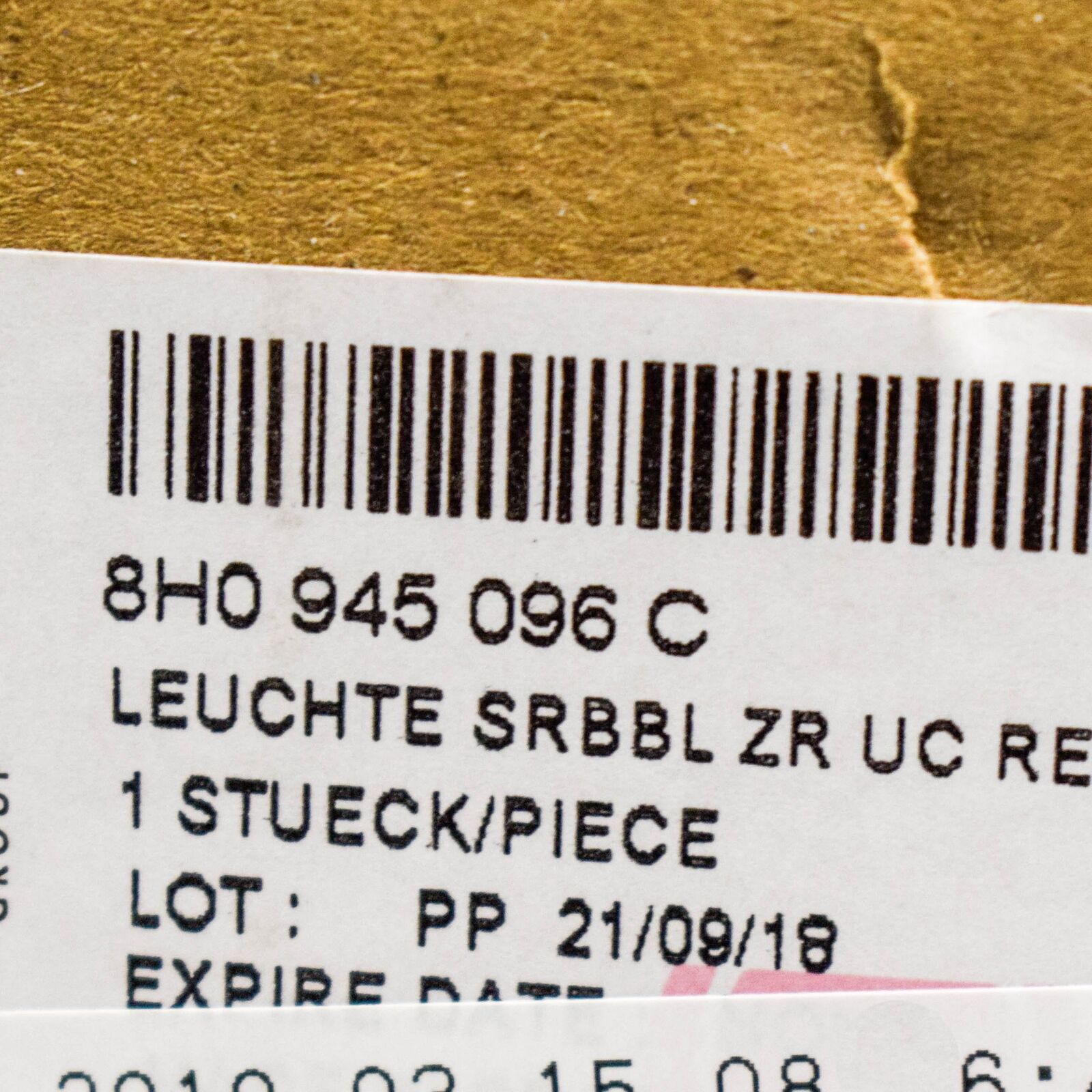 NEW AUDI A4 RS4 B7 CONVERTIBLE REAR RIGHT TAILLIGHT 8H0945096C LHD ORIGINAL 7 NEW AUDI A4 RS4 B7 CONVERTIBLE REAR RIGHT TAILLIGHT 8H0945096C LHD ORIGINAL - Image 7