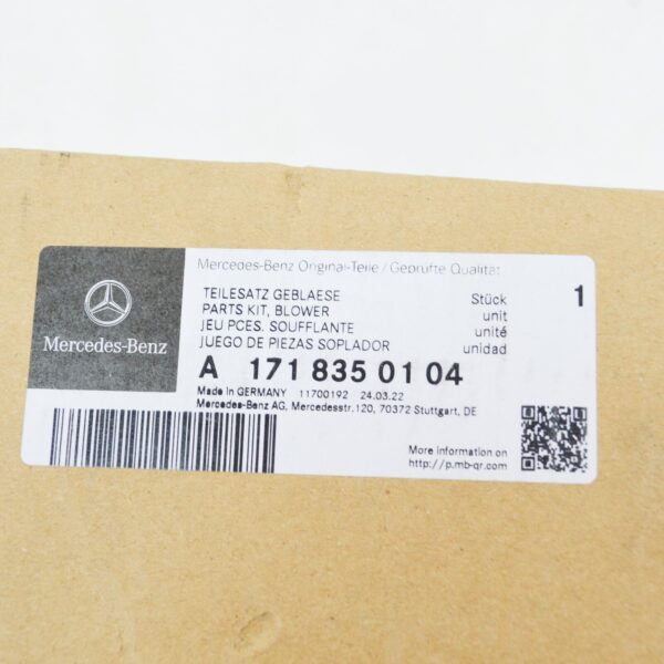 NEW MERCEDES BENZ SLK R171 INTERIOR HEATER BLOWER MOTOR A1718350104 RHD - Image 7