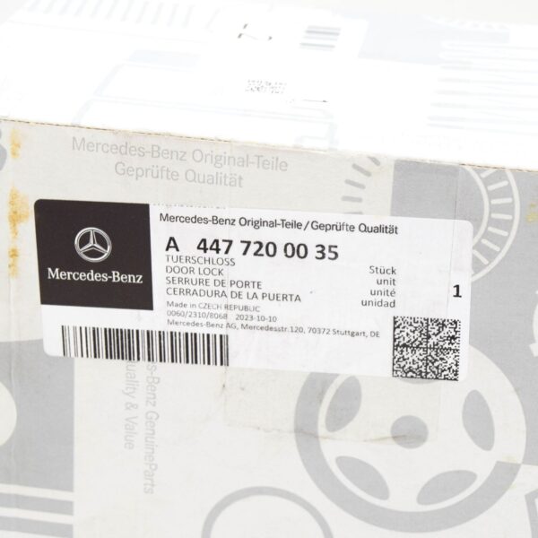 NEW MERCEDES-BENZ VITO W447 FRONT LEFT DOOR LOCK LHD A4477200035 ORIGINAL - Image 7