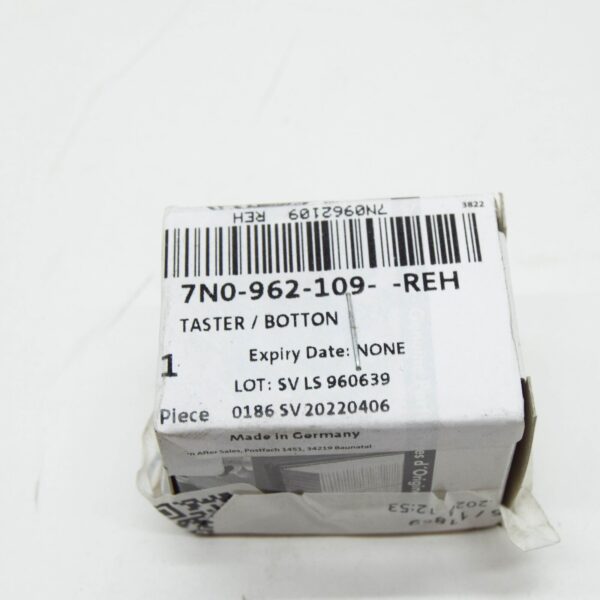 NEW VW SHARAN 7N SLIDING DOOR ACTUATION PUSHBUTTON 7N0962109REH ORIGINAL - Image 7