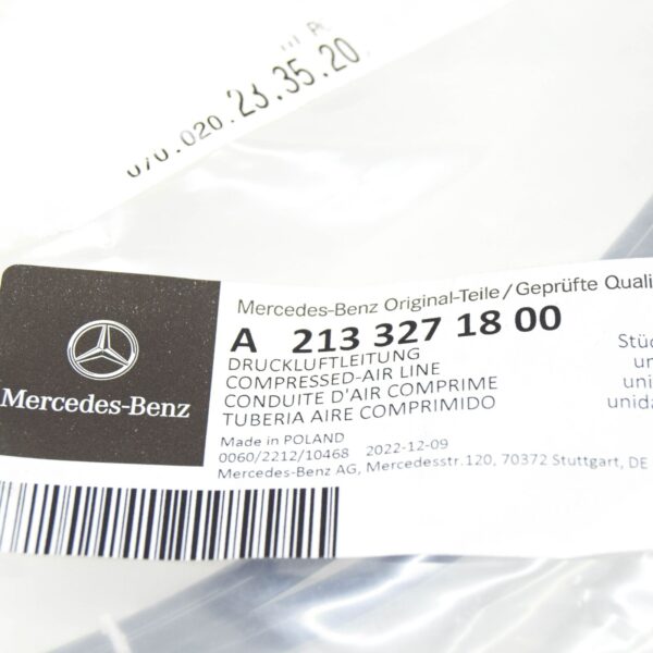 NEW MERCEDES-BENZ E W213 COMPRESSED AIR LINE A2133271800 ORIGINAL - Image 7