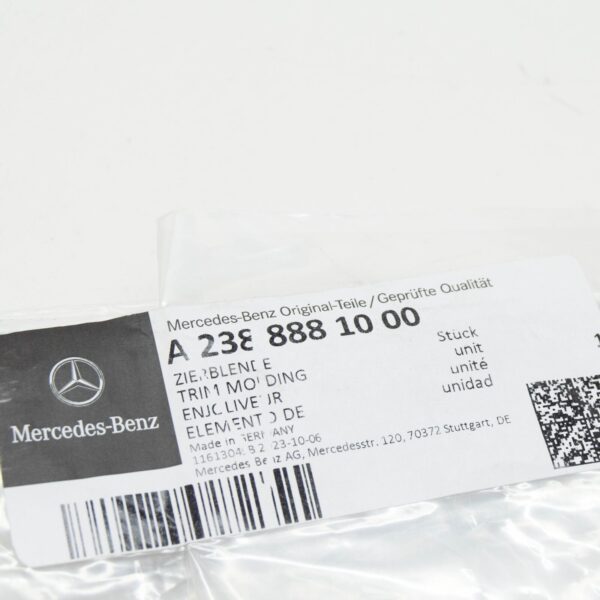 NEW MERCEDES-BENZ E W213 RADIATOR GRILLE RIGHT TRIM MOLDING A2388881000 ORIGINAL - Image 7