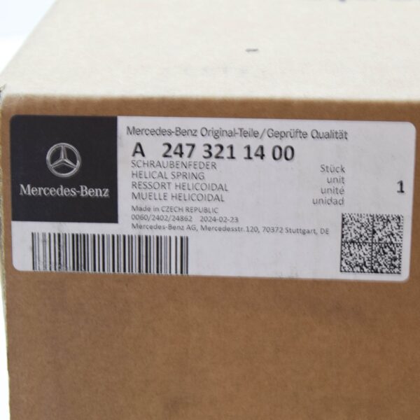 NEW MERCEDES-BENZ GLA H247 FRONT COIL SPRING A2473211400 ORIGINAL - Image 7