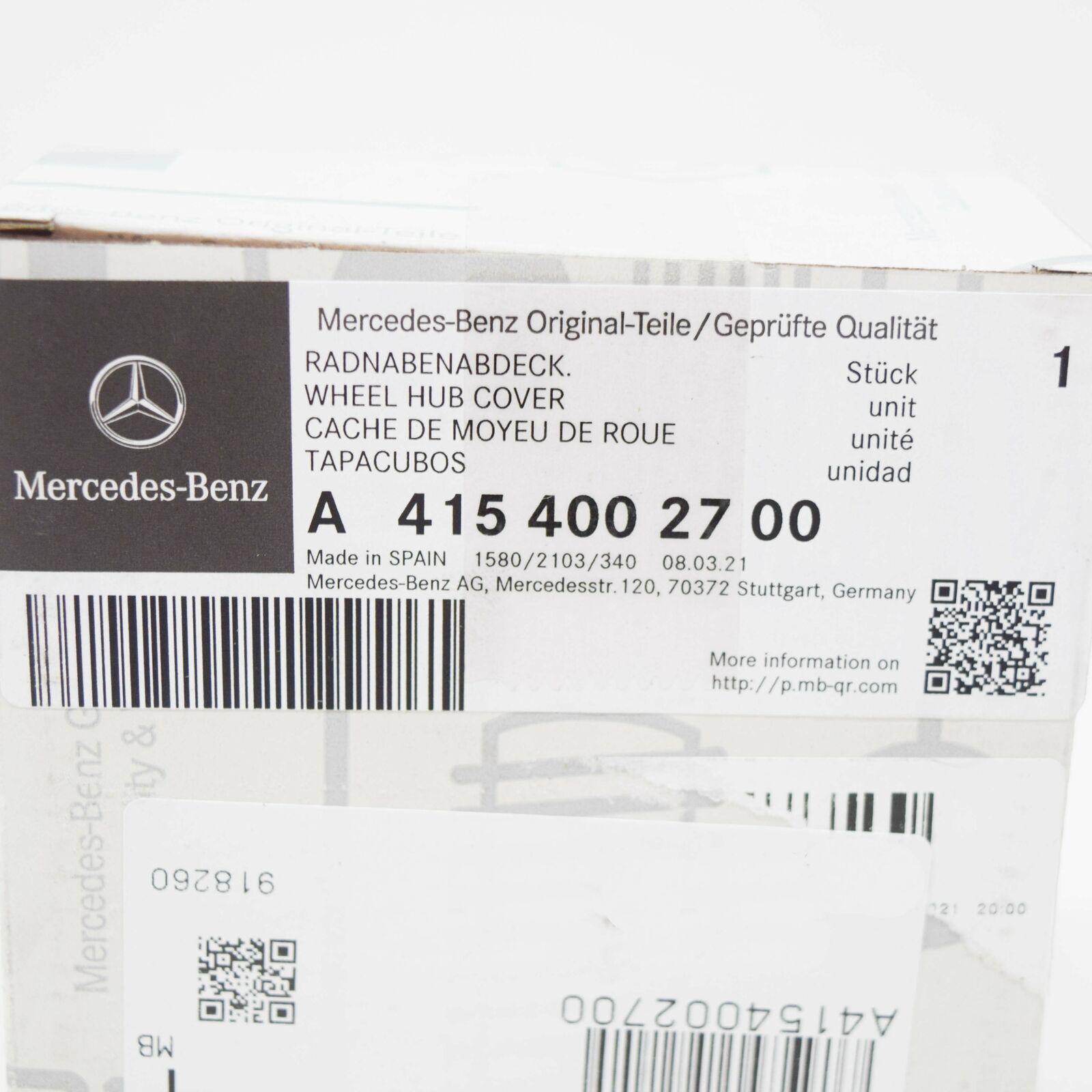 NEW MERCEDES-BENZ CITAN W415 WHEEL HUB COVER A4154002700 ORIGINAL 7 NEW MERCEDES-BENZ CITAN W415 WHEEL HUB COVER A4154002700 ORIGINAL - Image 7