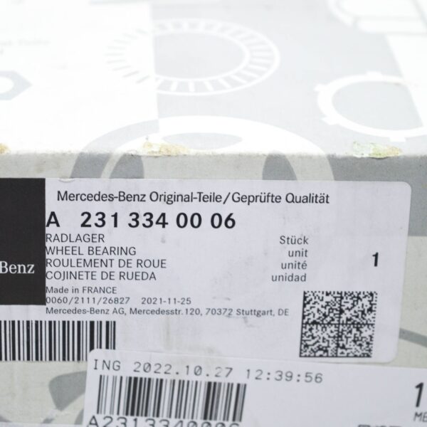 NEW MERCEDES-BENZ SL R231 FRONT WHEEL BEARING A2313340006 ORIGINAL - Image 7