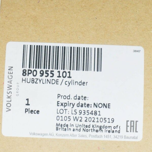 NEW AUDI A3 8P LEFT HEADLIGHT WASHER NOZZLE SPRAY 8P0955101 2007 - Image 9