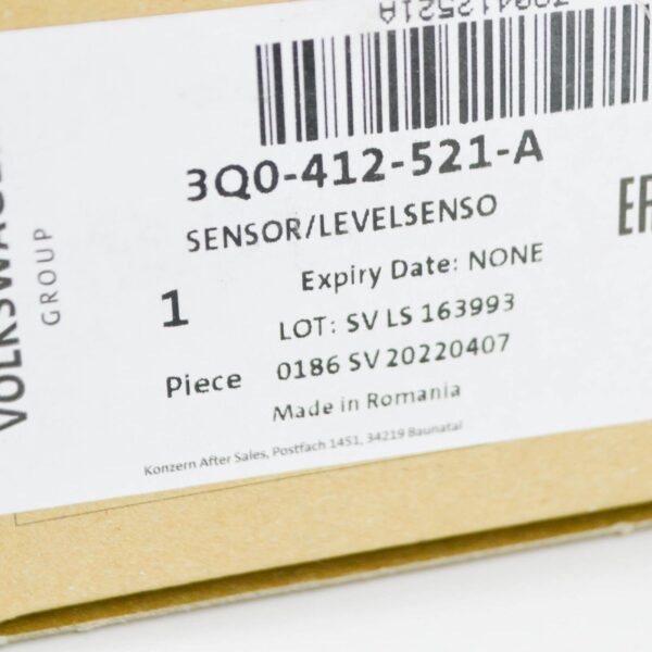 NEW VOLKSWAGEN PASSAT 3G FRONT LEFT HEIGH LEVEL SENSOR W POLE 3Q0412521A - Image 7