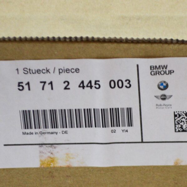 NEW BMW 6 GT G32 M FRONT LEFT BUMPER GRILLE 51712445003 2445003 ORIGINAL - Image 7