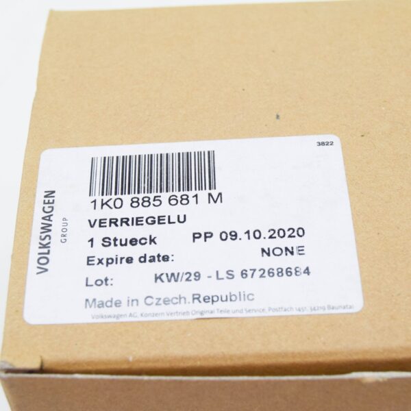 NEW AUDI Q3 8U REAR LEFT SEAT BACKREST LOCK 1K0885681M ORIGINAL - Image 7