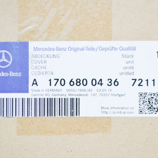 NEW MB SLK R170 SPEEDOMETER CLUSTER SURROUND TRIM RHD A17068004367211 - Image 7