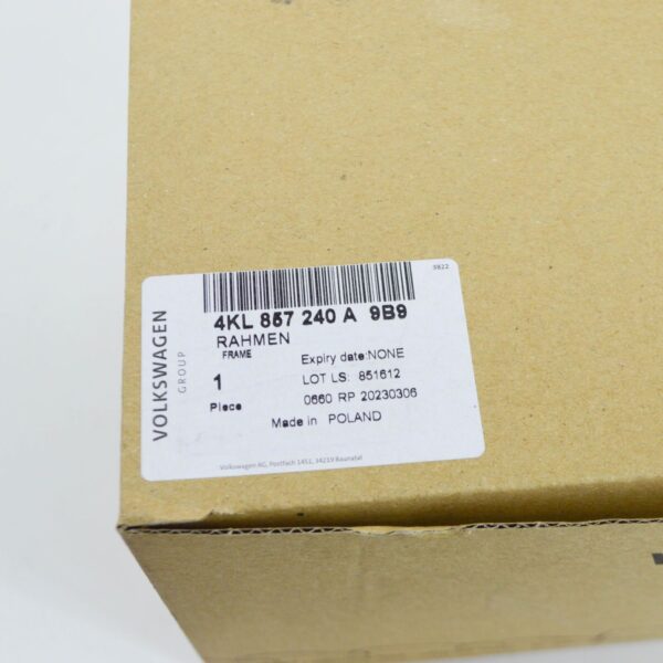 NEW AUDI E-TRON GE FRONT RIGHT EXTERIOR MIRROR FRAME LHD 4KL857240A9B9 ORIGINAL - Image 7