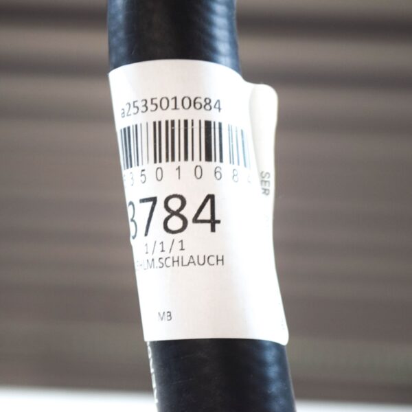 NEW MB GLC C253 REFRIGERANT PUMP TO CHARGE AIR COOLANT HOSE A2535010684 ORIGINAL - Image 7