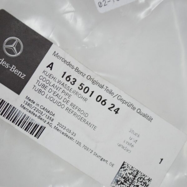 NEW MERCEDES-BENZ ML W163 TRANSMISSION OIL COOLER LINE A1635010624 ORIGINAL - Image 7