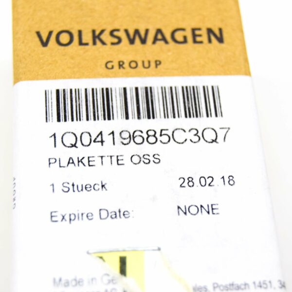 NEW VOLKSWAGEN EOS STEERING WHEEL LOWER COVER CAP 1Q0419685C3Q7 - Image 9