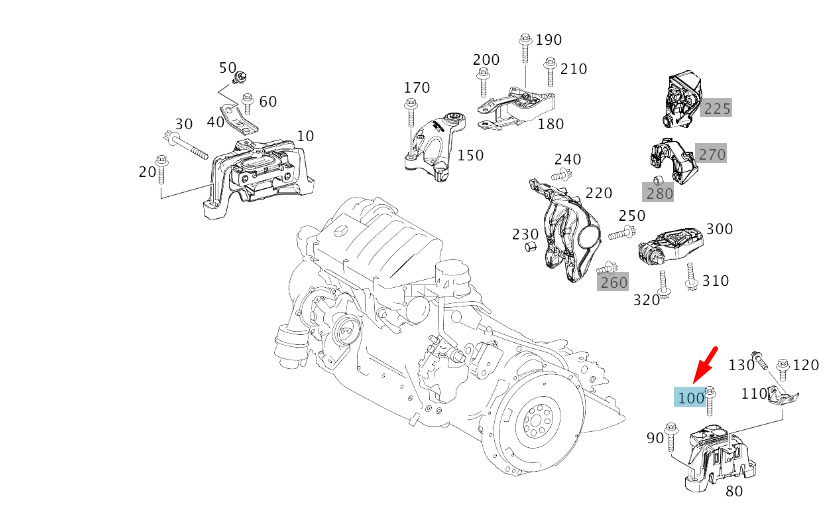 NEW MERCEDES-BENZ CLA C117 TRANSMISSION MOUNTING SCREW A0019909103 ORIGINAL 7 NEW MERCEDES-BENZ CLA C117 TRANSMISSION MOUNTING SCREW A0019909103 ORIGINAL - Image 7