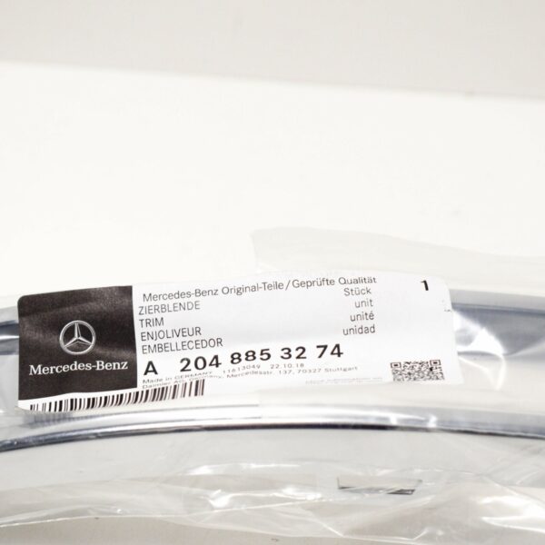 NEW MERCEDES BENZ C W204 C63 AMG RIGHT DRL CHROME TRIM A2048853274 ORIGINAL - Image 7