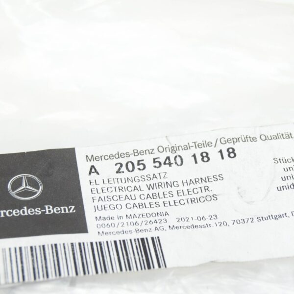 NEW MERCEDES-BENZ C COUPE C205 TRAILER HITCH CABLE HARNESS A2055401818 ORIGINAL - Image 7
